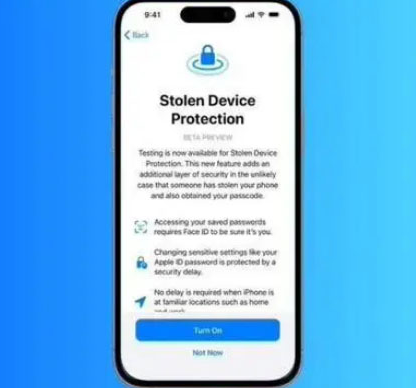 天祝苹果授权维修店分享被盗设备保护功能开启方法